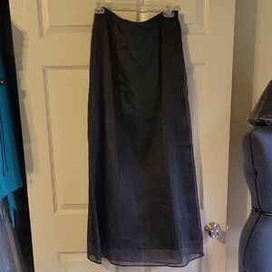 Apostrophe Black Maxi Skirt
